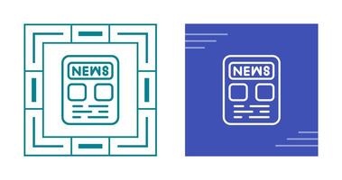 Newspaper Vector Icon