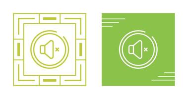 Mute Button Vector Icon
