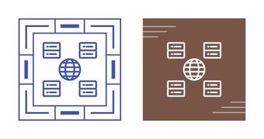 Content Delivery Network Vector Icon