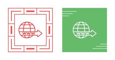 Domain Forwarding Vector Icon