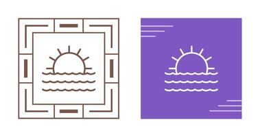 Sunset Vector Icon