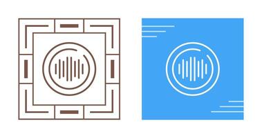 Audio Spectrum Circle Vector Icon