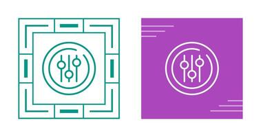 Audio Equalizer Circle Vector Icon