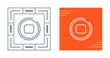 Stop Button Vector Icon