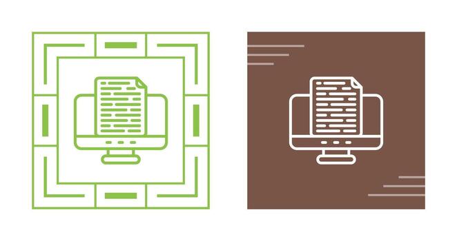 icono de vector de documento