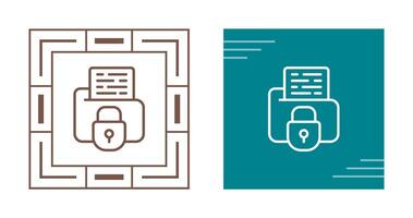 Secure Folder Vector Icon
