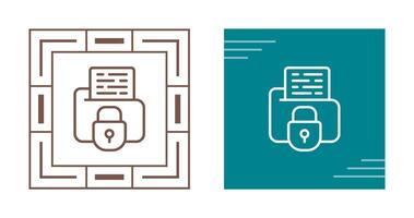 Secure Folder Vector Icon