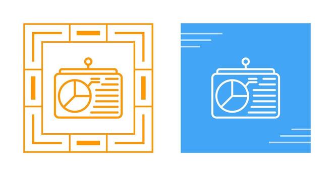 icono de vector de presentación