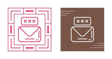 icono de vector de correo