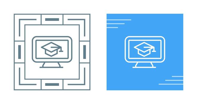 icono de vector de computadora