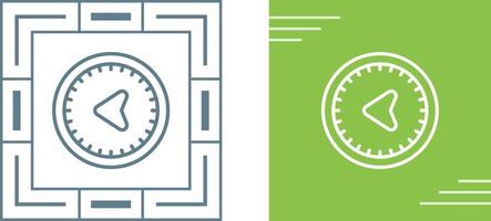 West Vector Icon