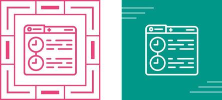 Timeline Vector Icon