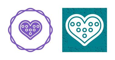 Chocolates in heart Box Vector Icon
