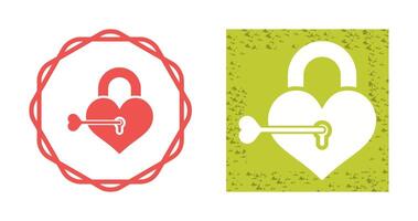 Love lock Vector Icon