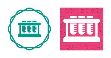 Test Tube Rack Vector Icon