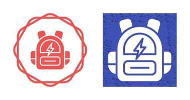 Smart Backpack Vector Icon