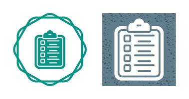 Clipboard Checklist Vector Icon