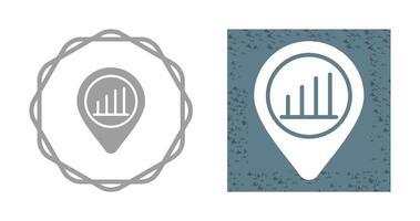 Location Analytics Vector Icon