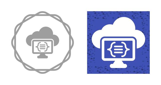 Serverless Computing Vector Icon