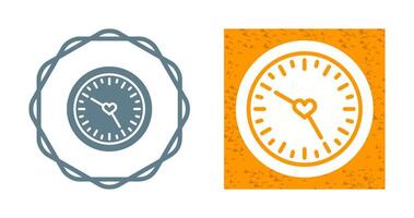 Love clock Vector Icon