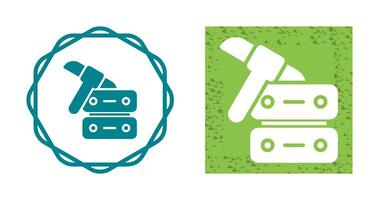 icono de vector de minería de datos