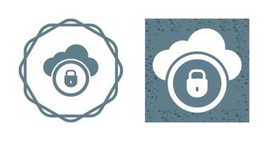 Cloud Security Vector Icon