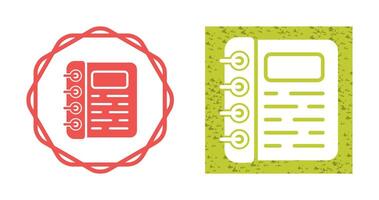 Spiral Notepad Vector Icon