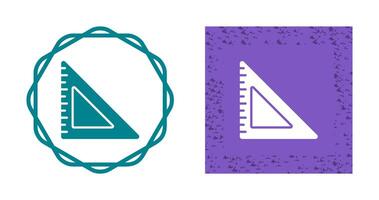 Triangular Ruler Vector Icon