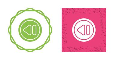 Rewind Button Vector Icon