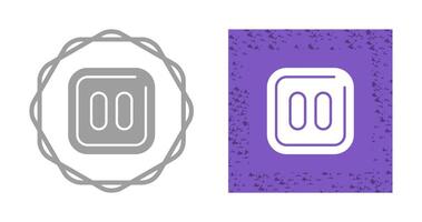 Pause Sqaure Vector Icon