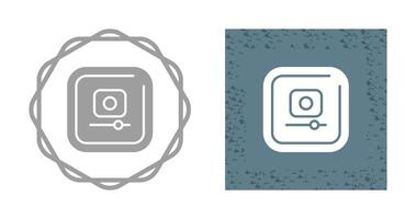 Video Record Square Vector Icon