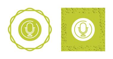 Microphone Circle Vector Icon