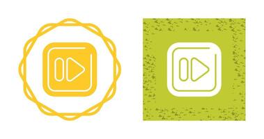 Fast Forward Square Vector Icon