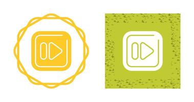 Fast Forward Square Vector Icon