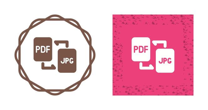 documento conversión vector icono