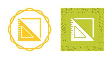 Triangular Ruler Vector Icon