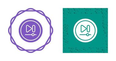 Video Next Track Button Vector Icon