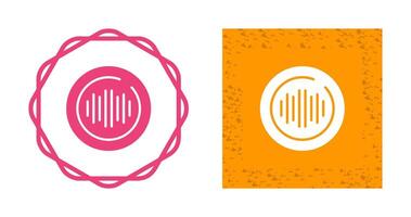Audio Spectrum Circle Vector Icon