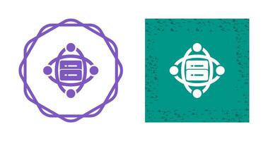 Cluster Server Vector Icon
