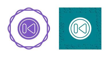 Previous Track Button Vector Icon