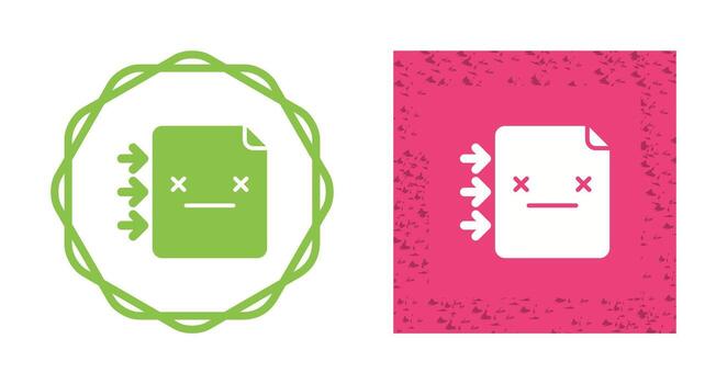 icono de vector de documento