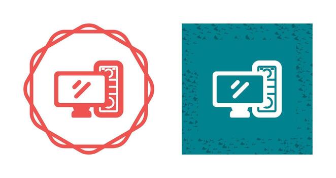 Computer Vector Icon