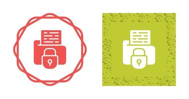 Secure Folder Vector Icon