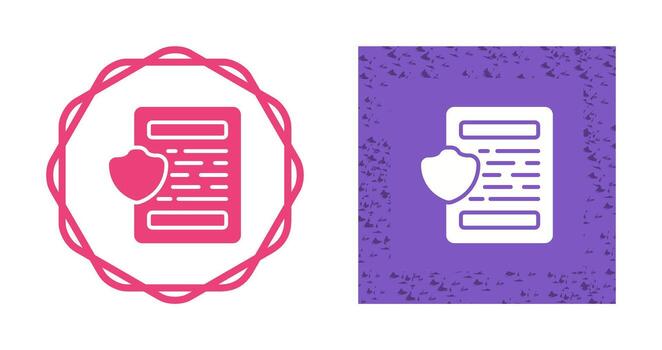 icono de vector de documento