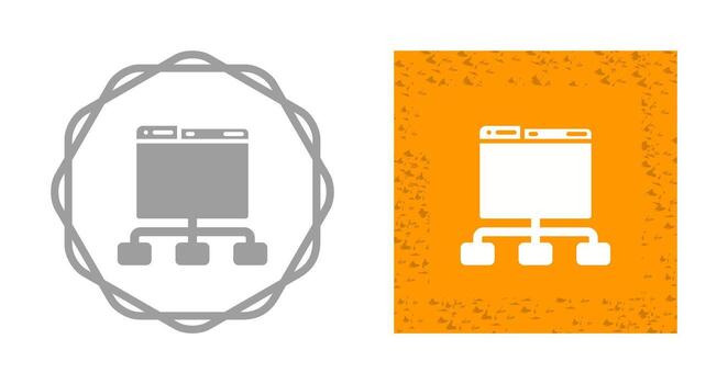 icono de vector de red