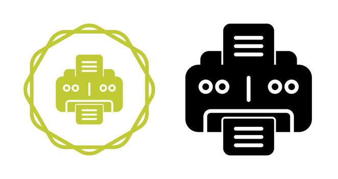 icono de vector de impresora