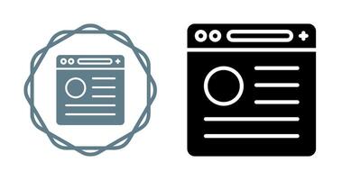 Browser Vector Icon