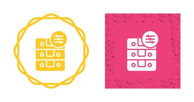 icono de vector de base de datos