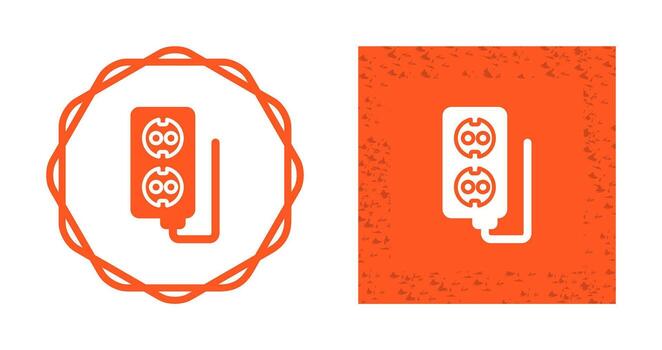icono de vector de enchufe