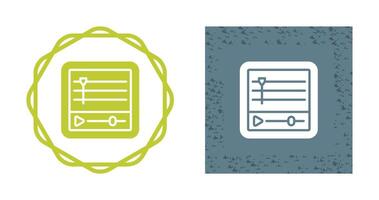 Timeline Vector Icon